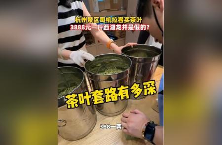 热闻揭秘：网红‘B太’曝光西湖龙井天价造假事件！