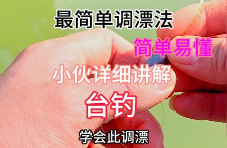 台钓达人分享：最详尽的调漂技巧，轻松成为钓鱼高手！